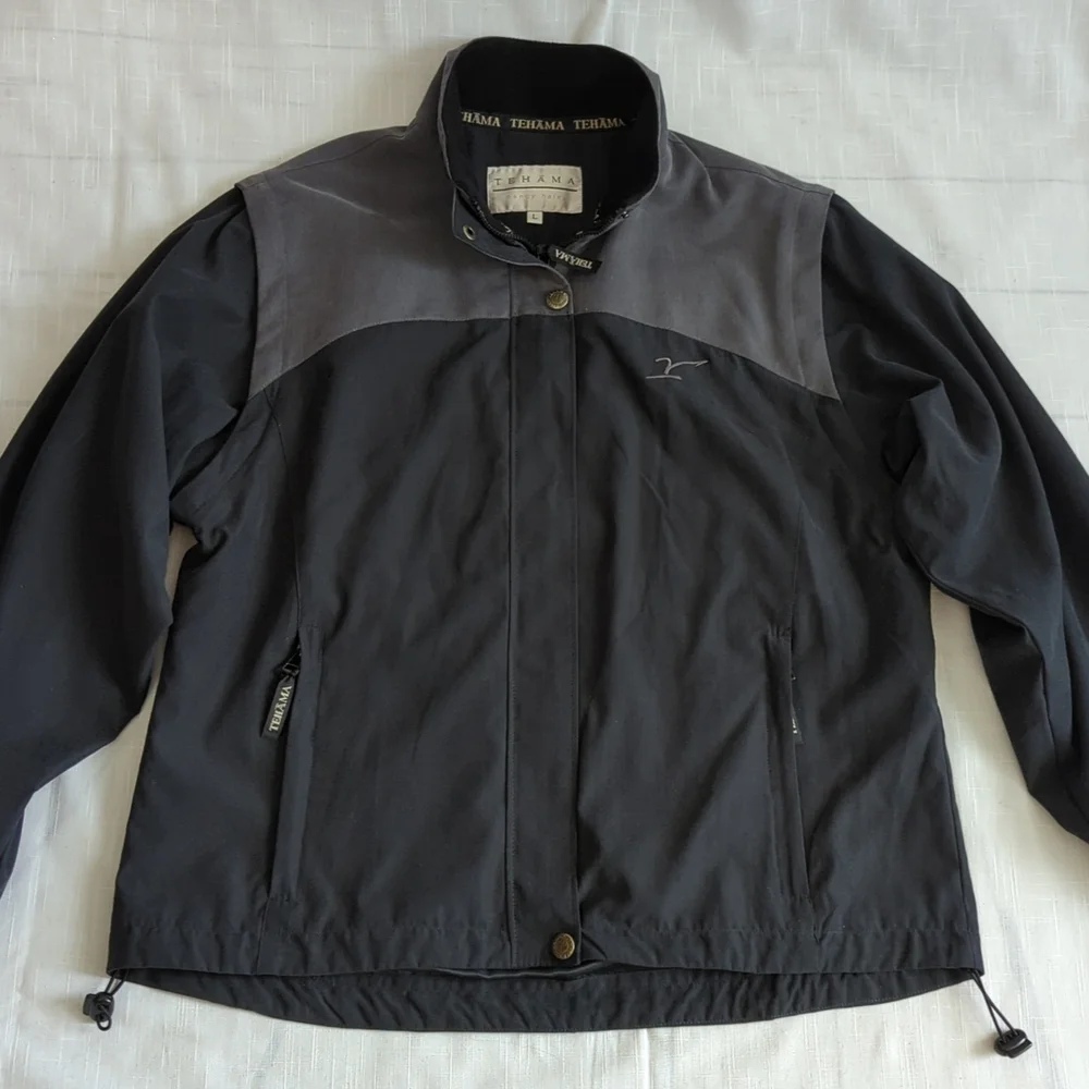 Tehama by Nancy Haley, 2 in 1, jacket and vest, men's size large, golf casual